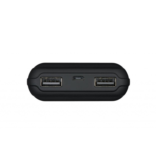 Портативное зарядное устройство 2Е 20000мА/ч, DC 5V, 2USB-2.1A&2.1A, 4 LED indicator, Soft,черный